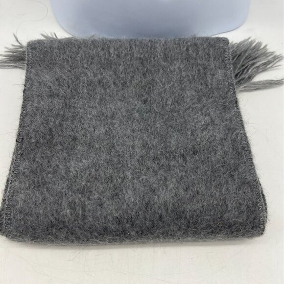 Alpaca Camargo Womens Scarf Classic Cozy Casual Fringe Hem Travel Stitched Logo - Picture 6 of 6